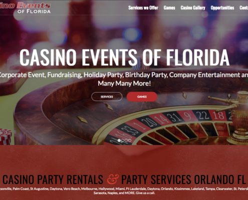 casino events website scree