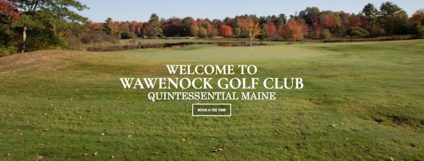wawenock golf club preview screen website